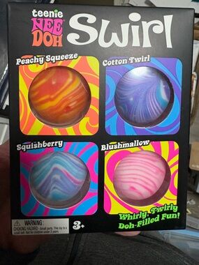 NeeDoh Teenie Swirl 4 Pk.